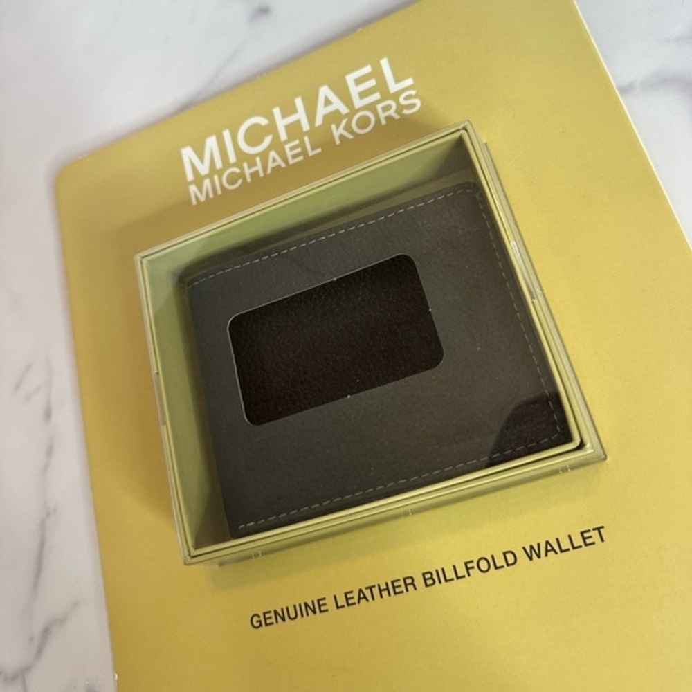Michael Kors Genuine Leather Bifold Wallet